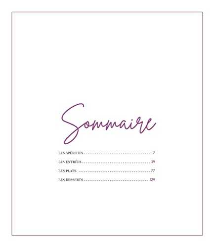 Menus de fêtes
