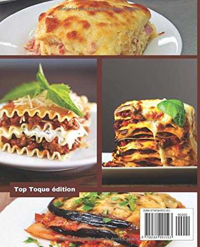 Mes meilleures recettes de LASAGNES: CARNET A REMPLIR par vos soins | RASSEMBLEZ VOS 45 meilleures RECETTES dans ce livre de 151 pages | PASSION CUISINE