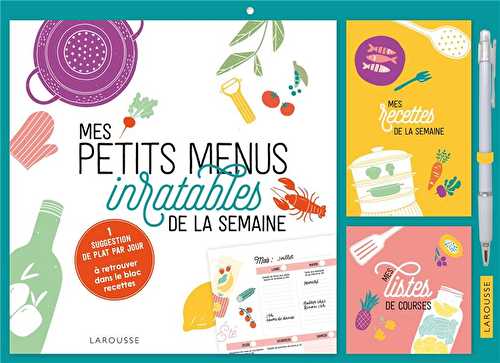 Mes petits menus inratables de la semaine