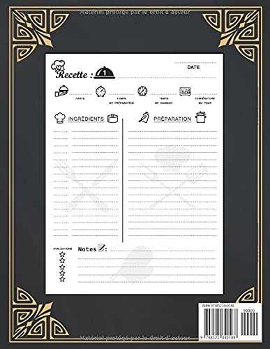 Mes Recettes - Carnet de Recettes à Remplir: Mon Carnet pour 100 recettes à compléter - Livre de Recettes à remplir - Cahier de Recettes à remplir - Format (21.6 * 27.9 cm / 8.5 *11 Pouces / ca A4)