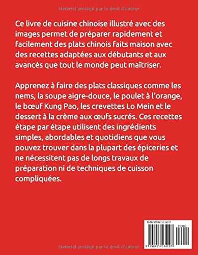 Mes Recettes Chinoises: Livre de la cuisine chinoise illustré avec des images