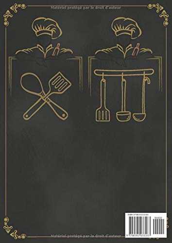 Mes Recettes Mon Cahier De Recettes: Livre de recettes à remplir - Carnet pour 100 recettes - Un Cahier De Recettes Personnalisable à Remplir avec vos ... de famille. (Livre de Cuisine idée cadeau)