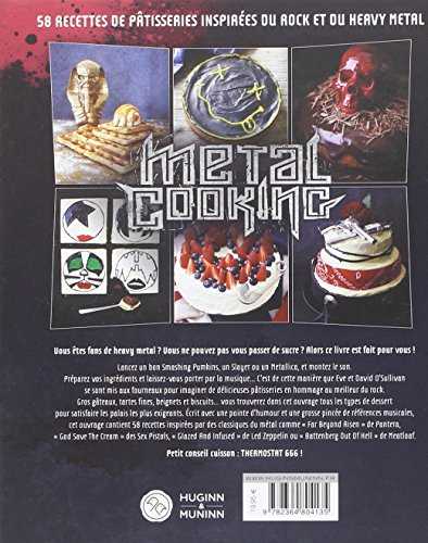 Metal cooking - 58 recettes de pâtisserie inspirées du rock et du heavy metal