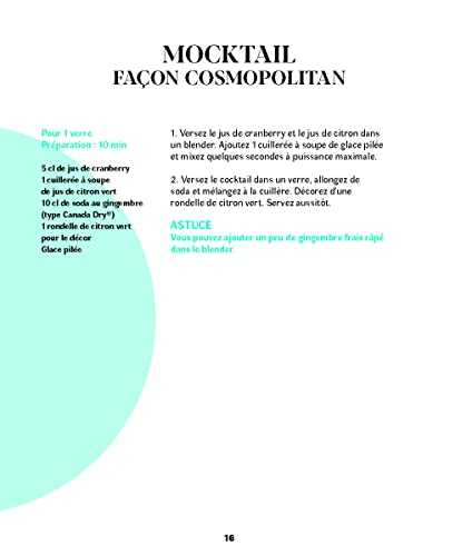 Mocktails : facile, rapide, bon !