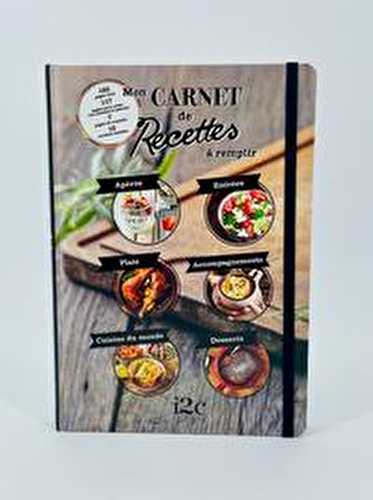 Mon carnet de recette : nouveau repas