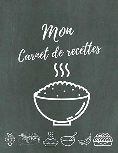 Mon Carnet de Recettes: 200 recettes à remplir, 214 pages avec index à Compléter et à Personnaliser, ancien cahier orientale, repertoire tropicale ... artemis de base de la cuisine française rose