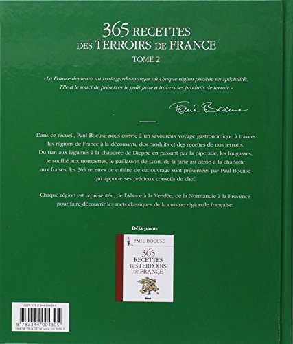 Paul bocuse présente 365 recettes des terroirs de france t.2