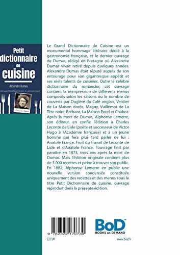Petit dictionnaire de cuisine - voyage à travers les trésors de la gastronomie française