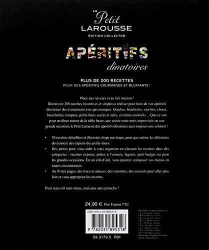 Petit Larousse des apéritifs dînatoires Collector