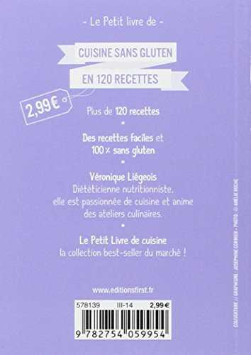 Petit livre de - Cuisine sans gluten en 120 recettes