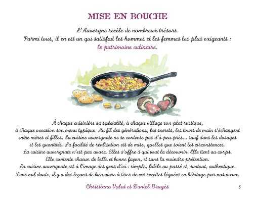 Recettes d'auvergne