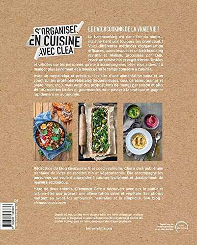 S'organiser en cuisine avec Clea: Batchcooking, recettes végé, coaching