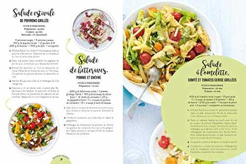 Salades repas - 200 recettes gourmandes et complètes qui ne vous racontent pas des salades