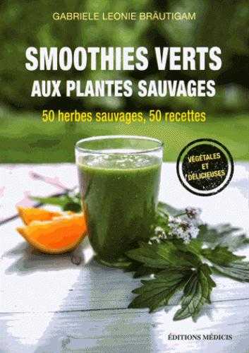 Smoothies verts aux plantes sauvages