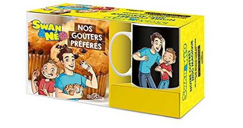 Swan & Néo – Notre coffret mug magique – Coffret avec un mug magique et un livre de recettes – Dès 6 ans