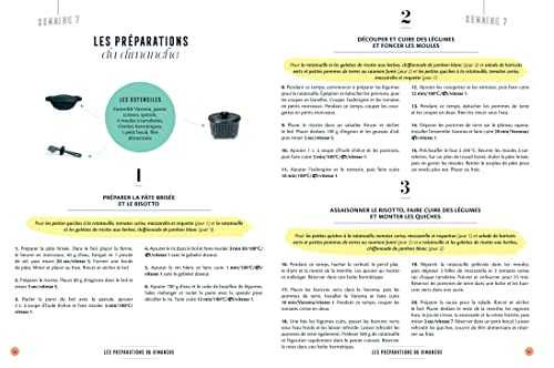 Thermomix : mon programme batch cooking en 1H30: Des repas sains et rapides pour les trois premiers jours de la semaine !