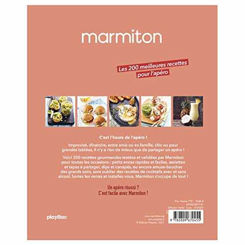 Top Apéro ! Les 200 meilleures recettes d'apéro de Marmiton