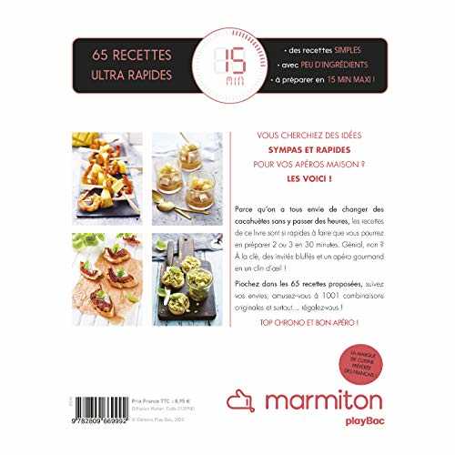 Top Chrono avec Marmiton - Recettes pour l'apéro